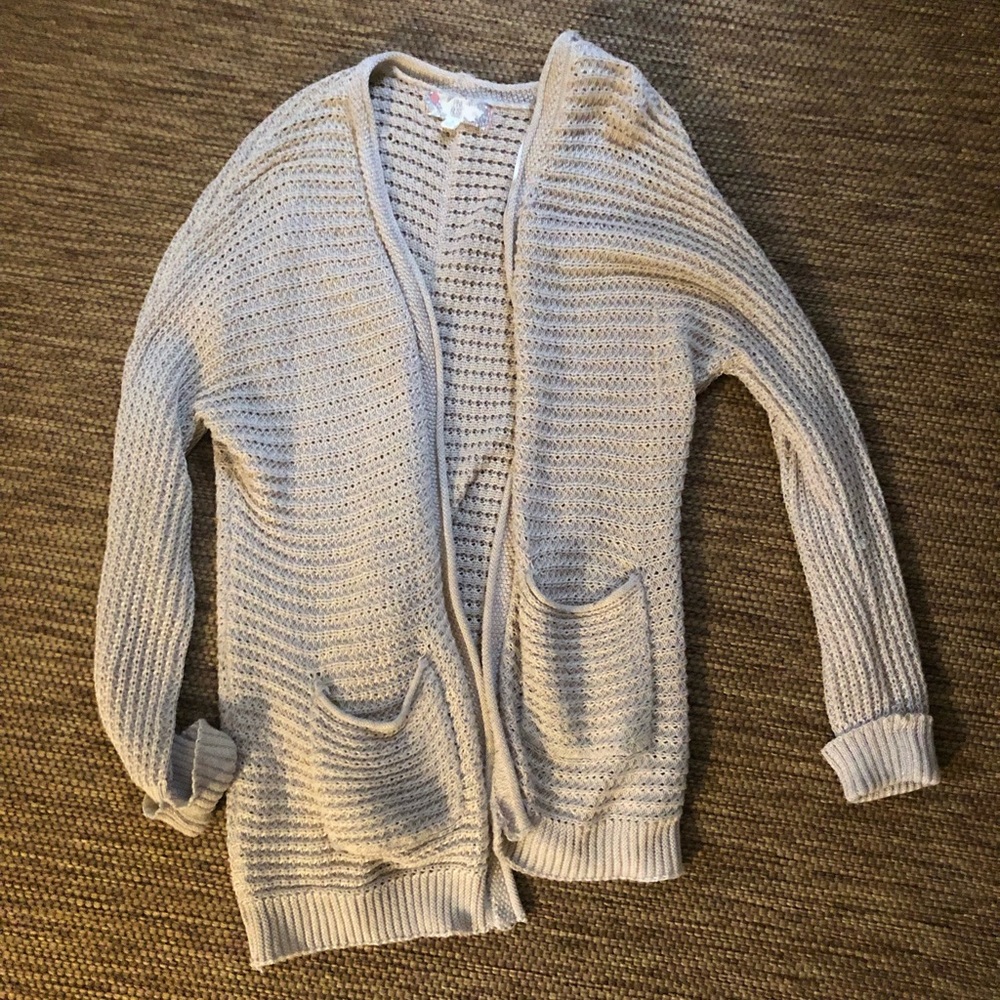 Neutral Knit Cardigan Size Medium